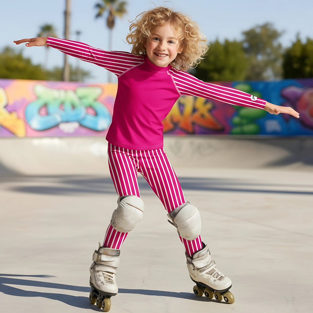 Träningströja Jompi Dash Mini Cerise - Stripe