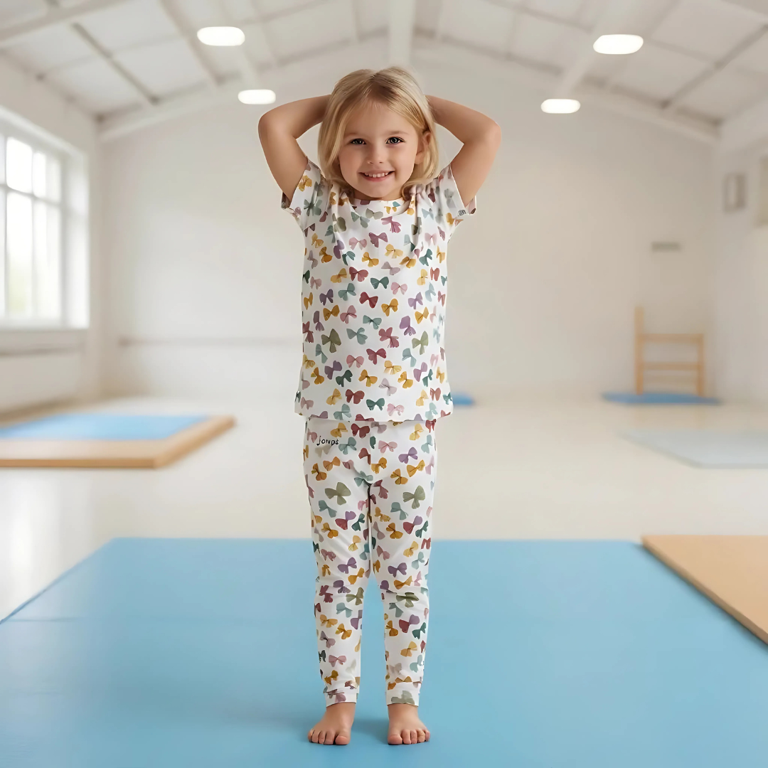 Träningstights Jompi Twirl Mini Vit - Bows