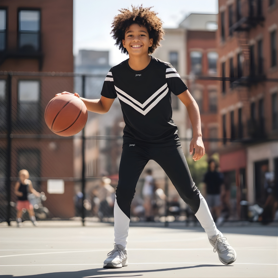 Träningst-shirt Jompi Junior Dash Svart - Sport