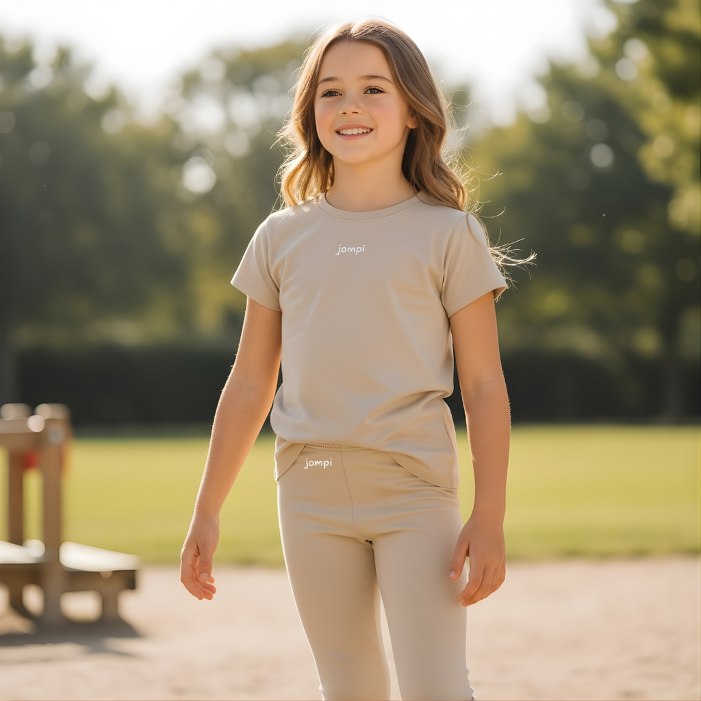 Träningst-shirt Jompi Junior Hop Beige