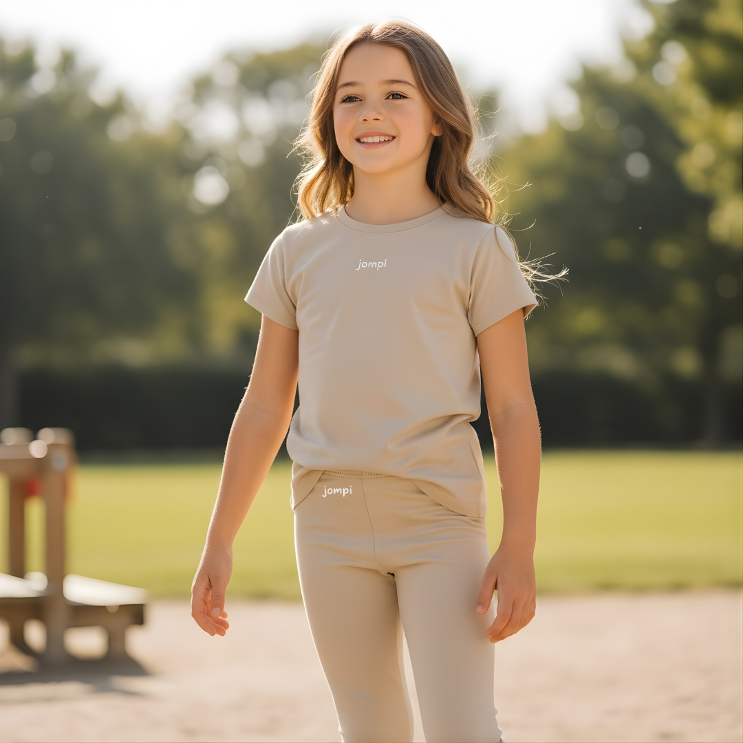 Träningst-shirt Jompi Junior Hop Beige