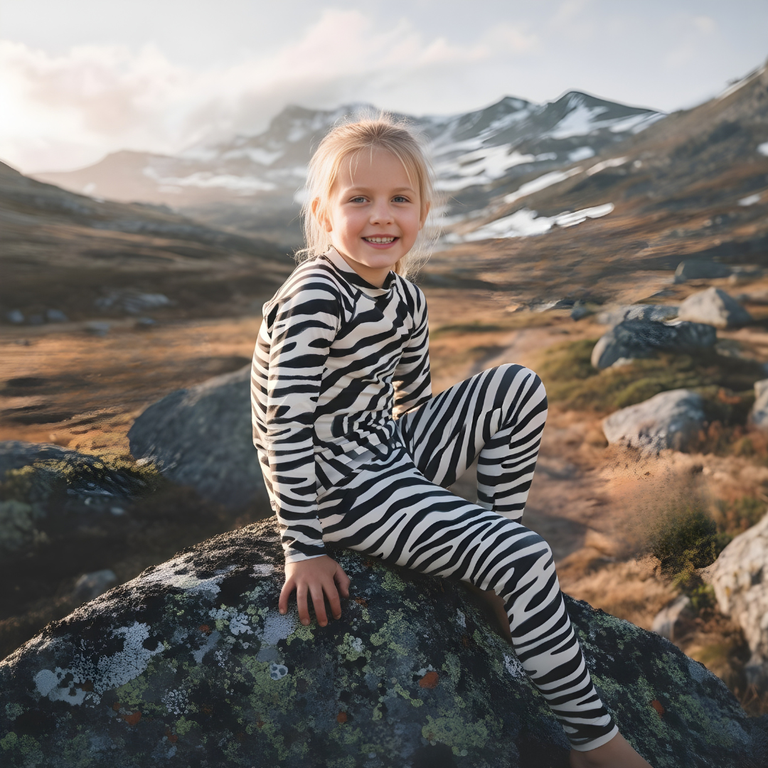 Träningstights Jompi Twirl Mini Zebra