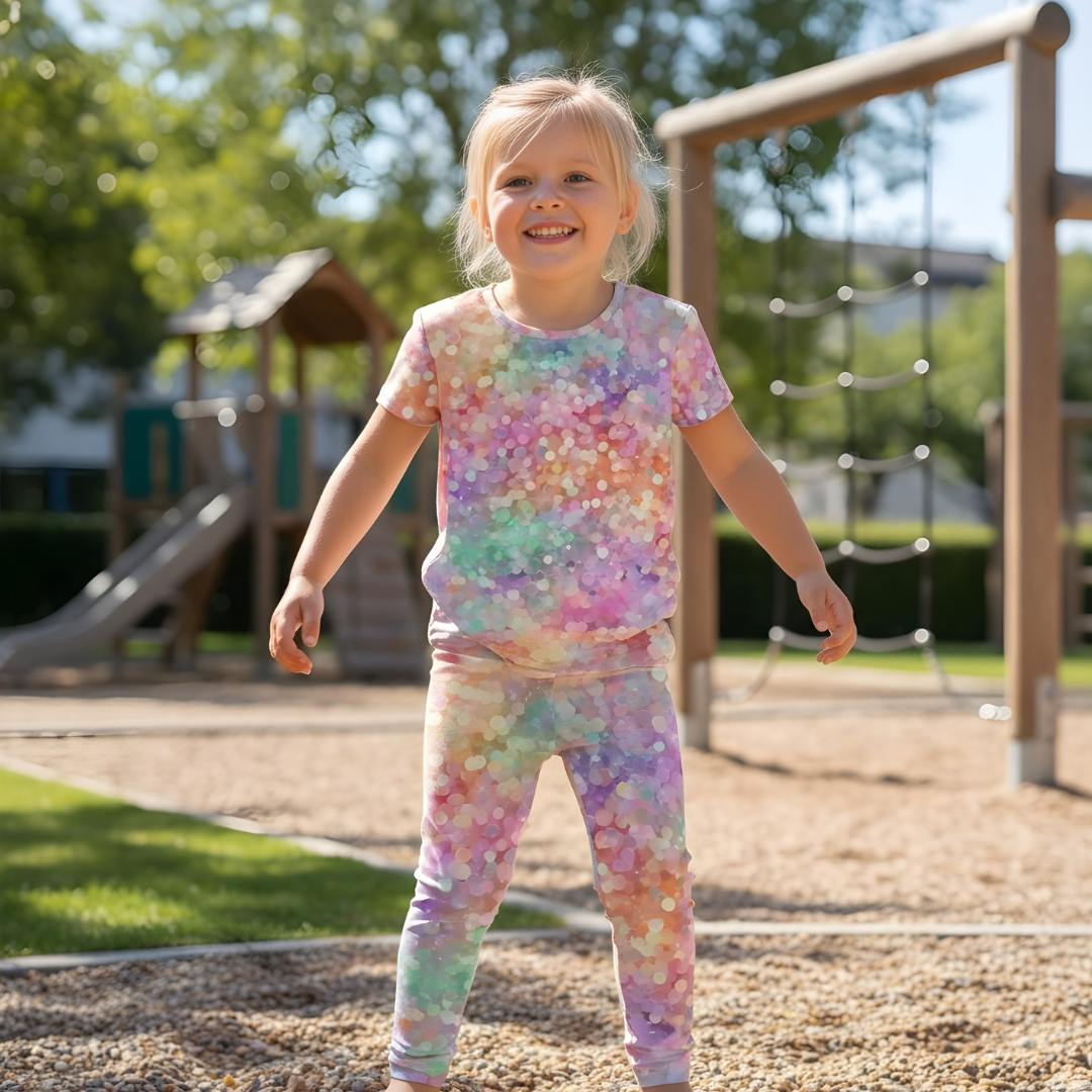 Träningst-shirt Jompi Twirl Mini Rainbow - Shimmer