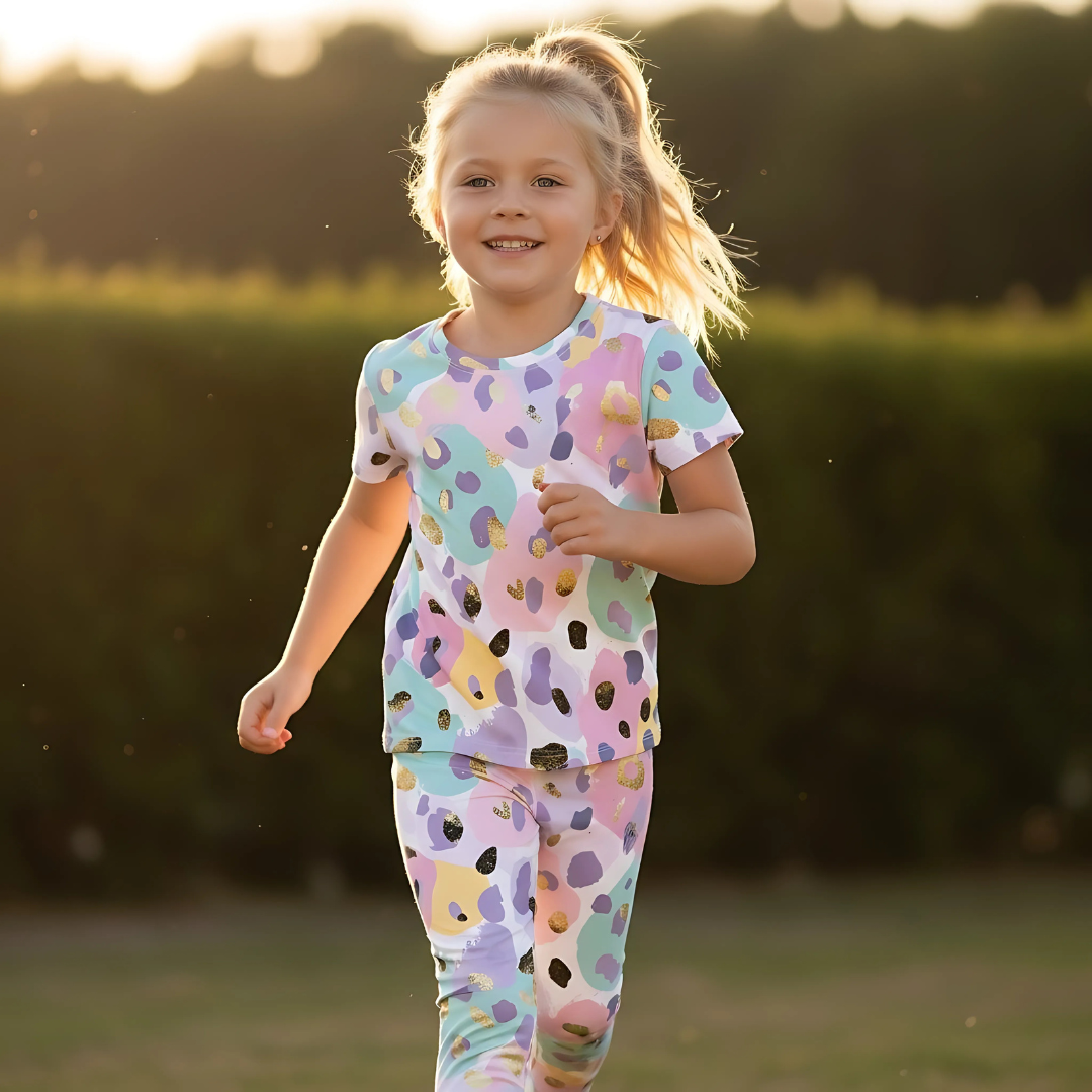 Träningst-shirt Jompi Twirl Mini Vit - Color me