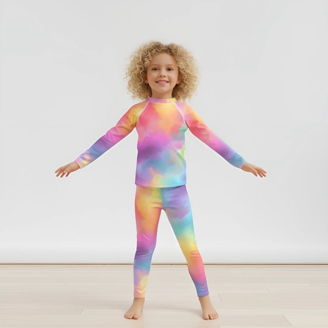 Träningstights Jompi Twirl Mini Rainbow - Flow