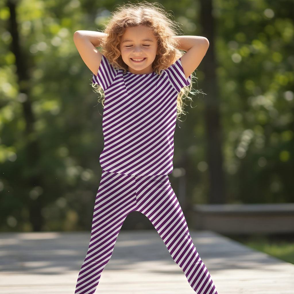 Träningstights Jompi Junior Twirl Lila - Motion