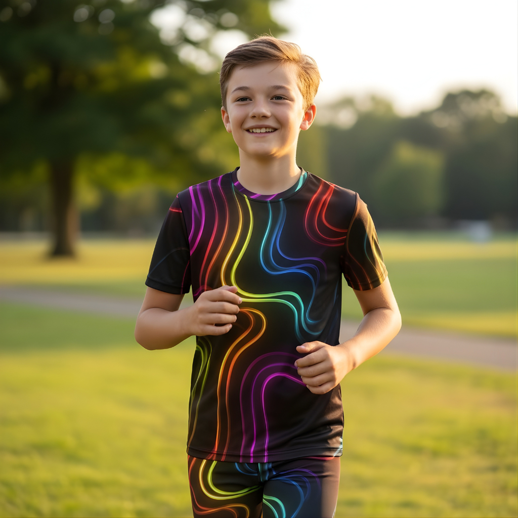 Träningst-shirt Jompi Junior Twirl - Neon