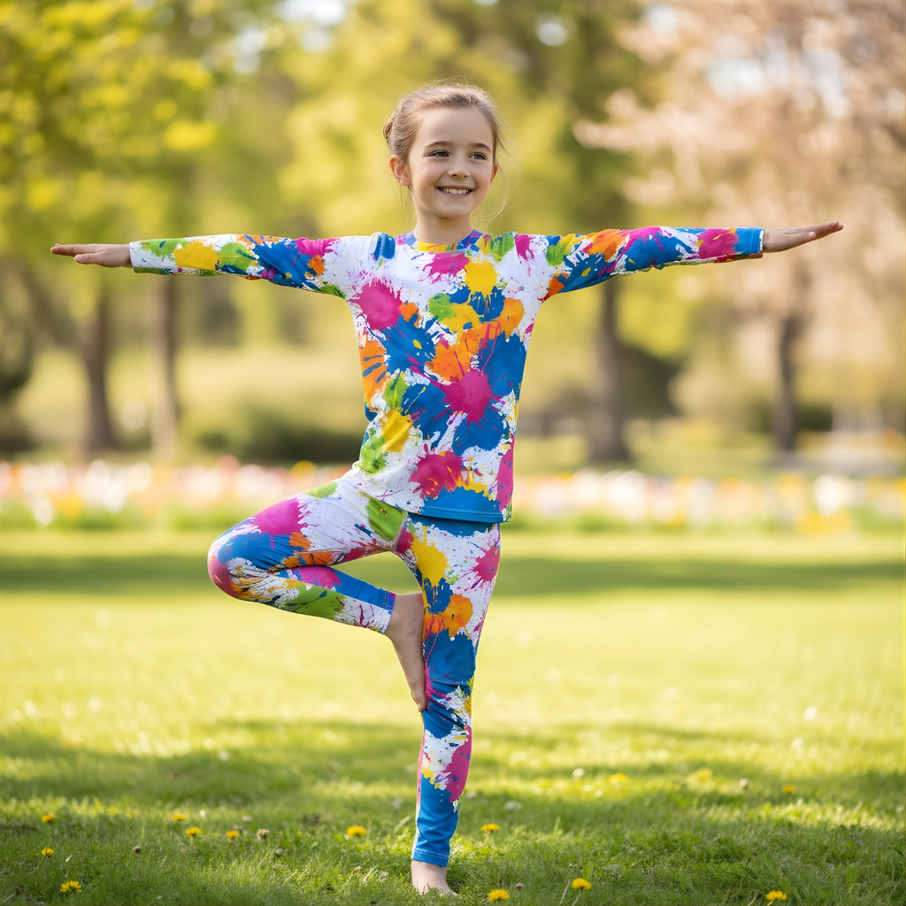 Träningstights Jompi Junior Twirl Vit - Joy