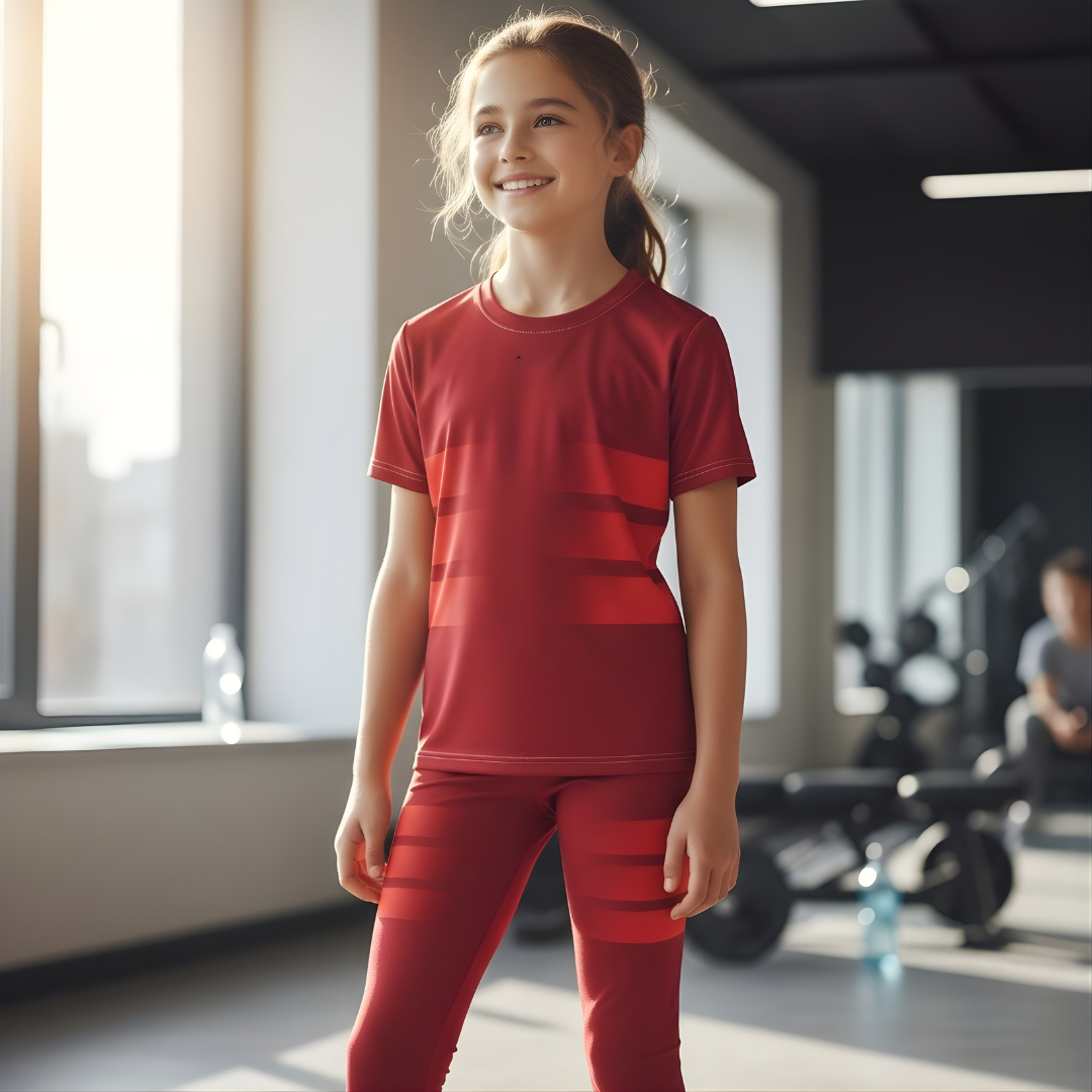 Träningst-shirt Jompi Junior Twirl Röd - Kick