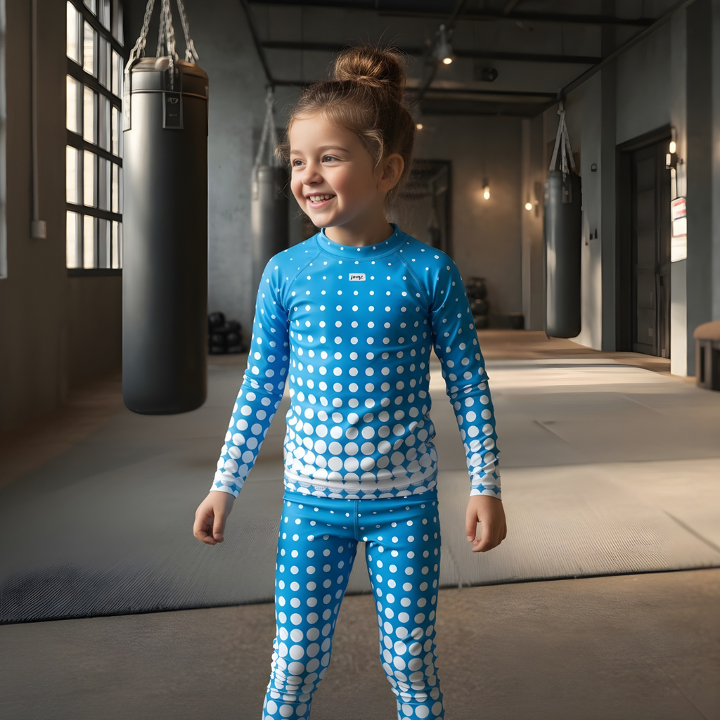 Träningströja Jompi Twirl Mini  Blå - Dot