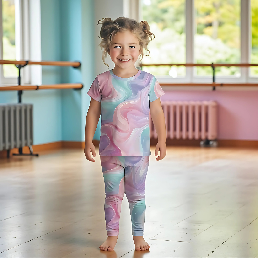 Träningstights Jompi Twirl Mini Rainbow - Magic Flow