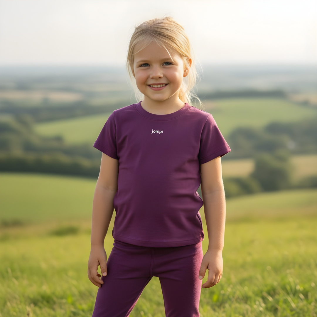 Träningst-shirt Jompi Hop Mini Mörklila