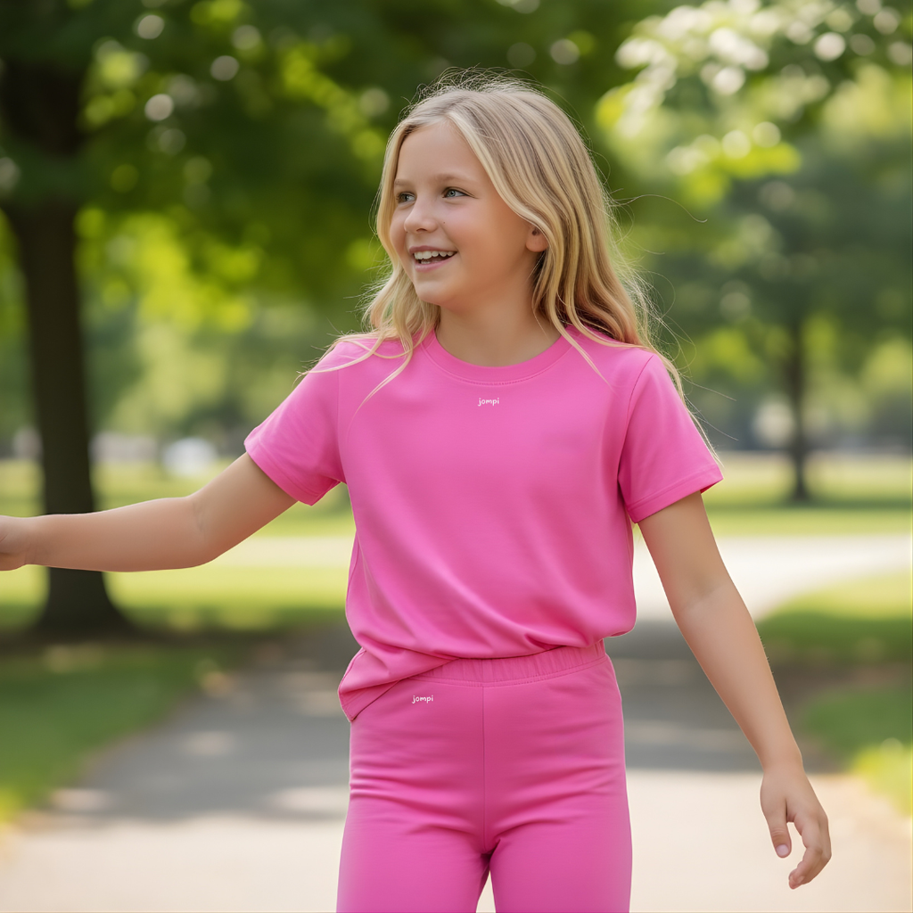 Träningst-shirt Jompi Junior Hop Rosa
