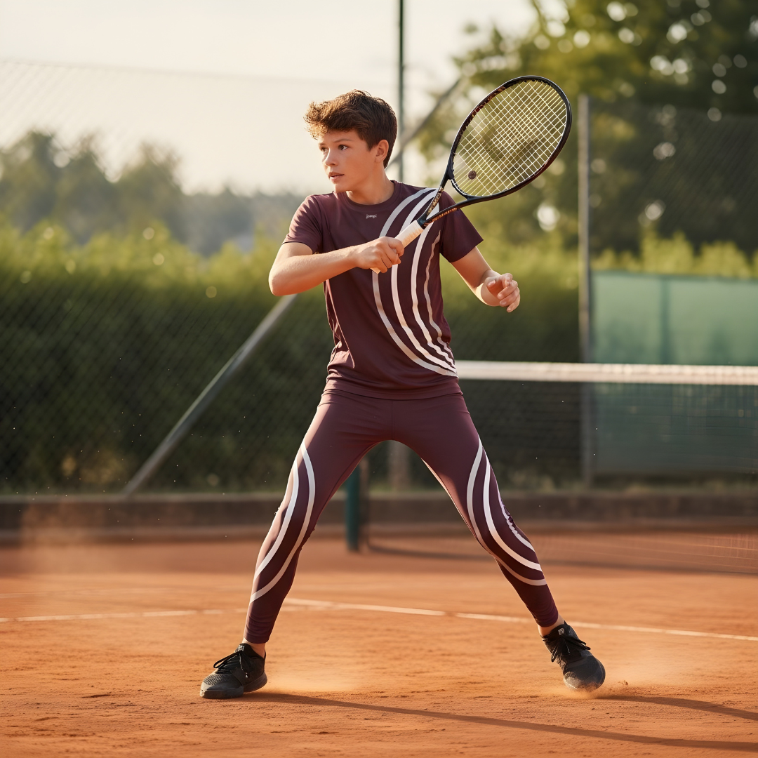 Träningstights Jompi Junior Dash Brun - Spin