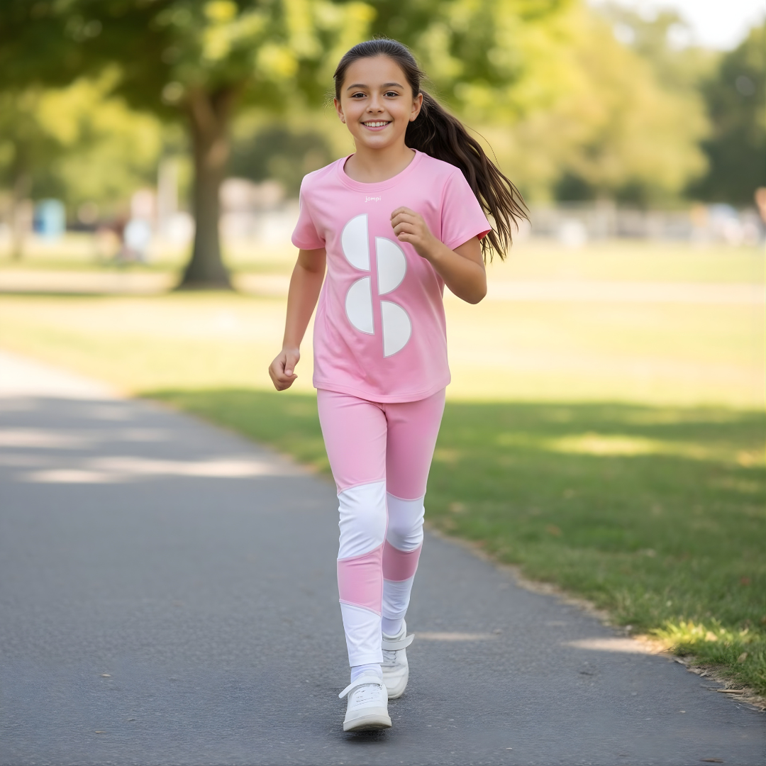 Träningstights Jompi Dash Junior Rosa - Bubble