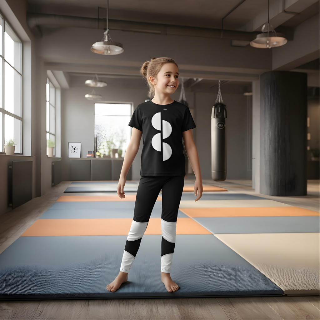 Träningst-shirt Jompi Dash Junior Svart - Bubble