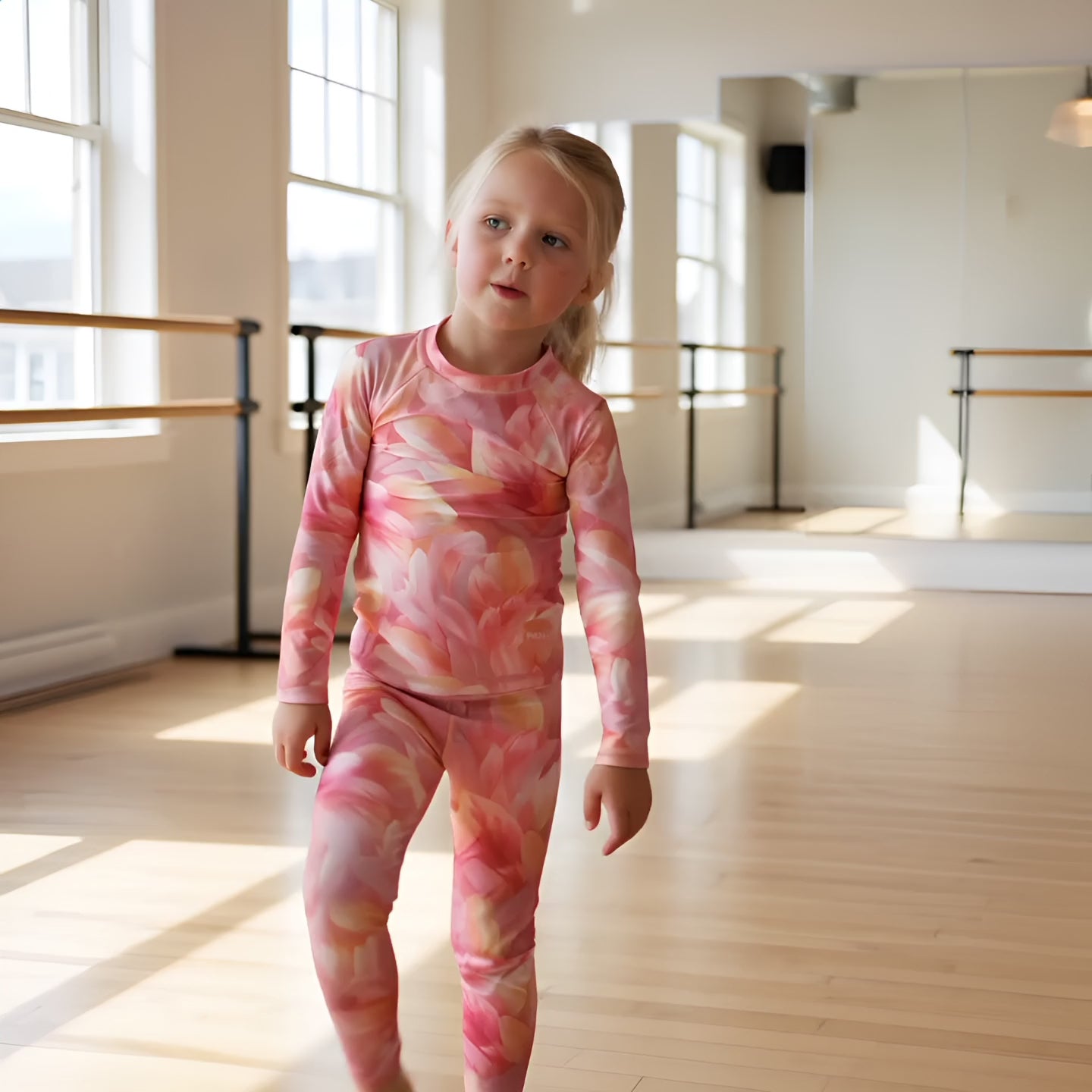 Träningstights Jompi Twirl Mini Rosa - Flamingo