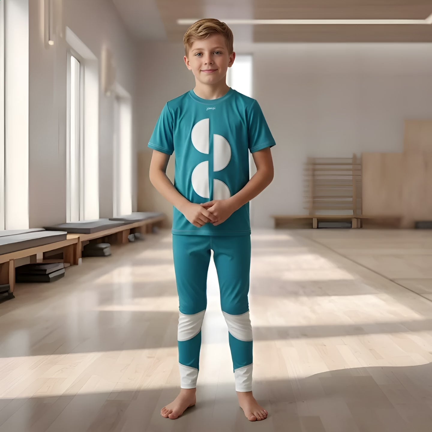 Träningst-shirt Jompi Dash Junior Blå - Bubble