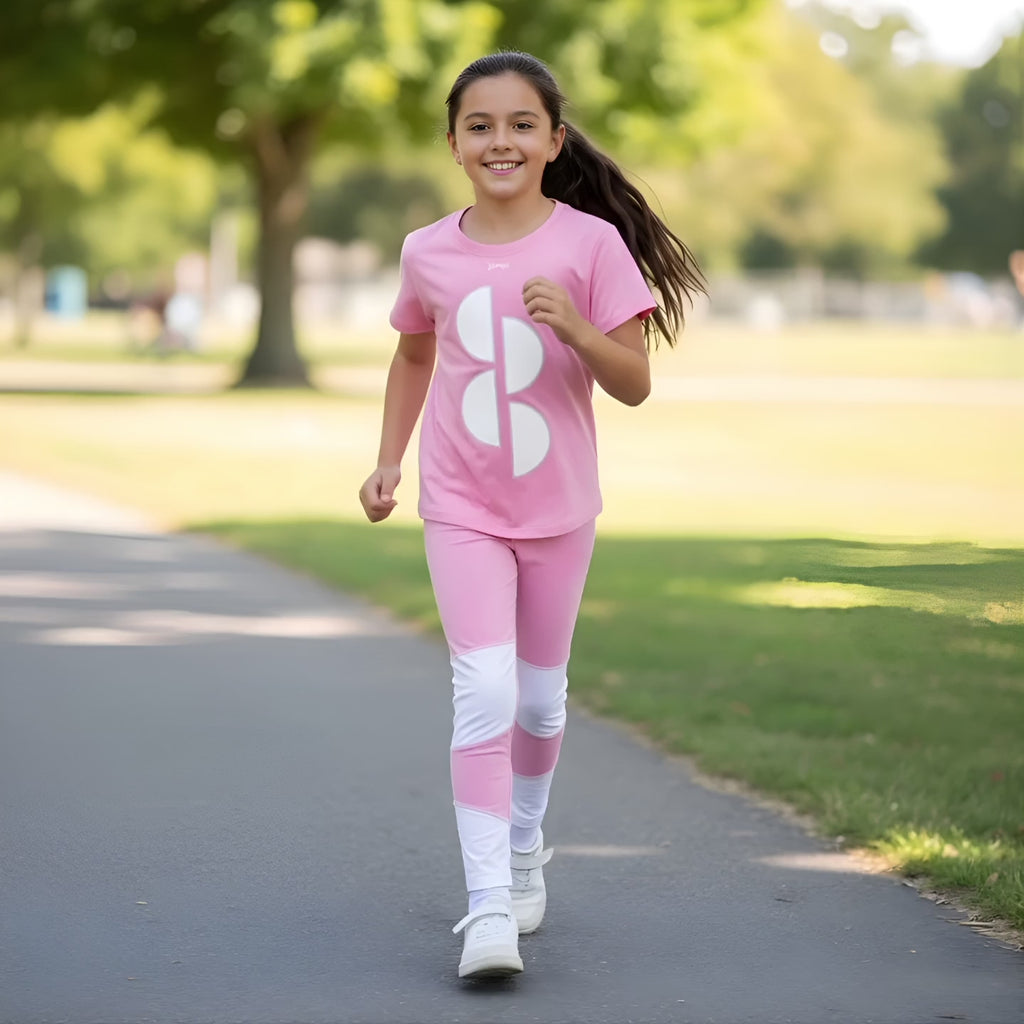 Träningstights Jompi Dash Junior Rosa - Bubble