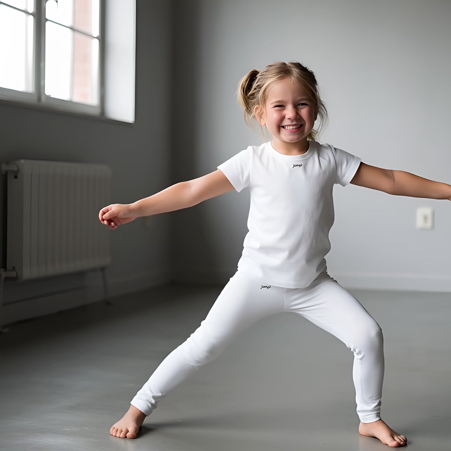 Träningstights Jompi Hop Mini Vit
