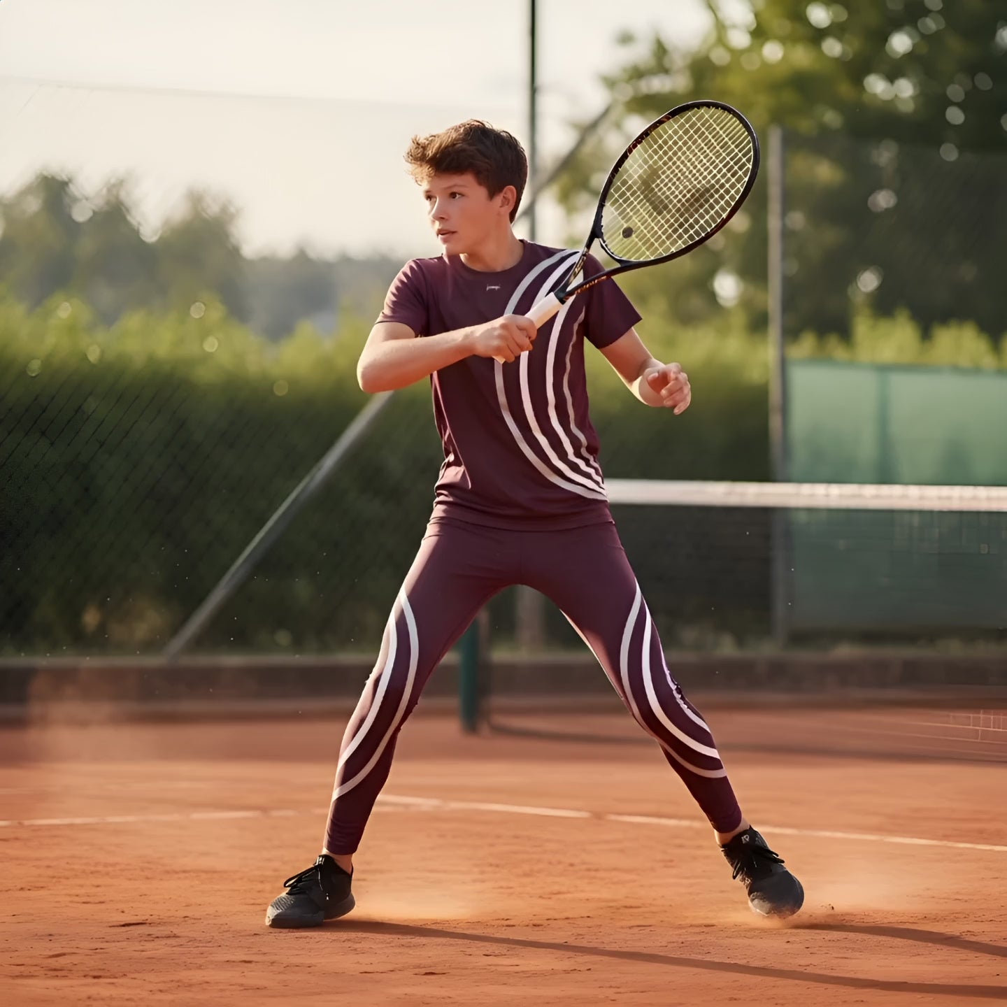 Träningstights Jompi Junior Dash Brun - Spin