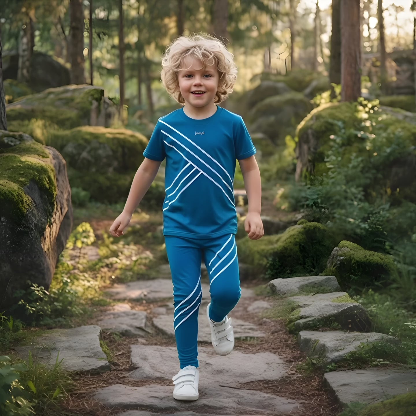 Träningstights Jompi Dash Mini Blå - Line