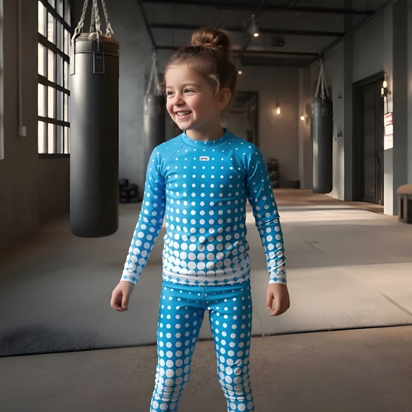 Träningströja Jompi Twirl Mini  Blå - Dot