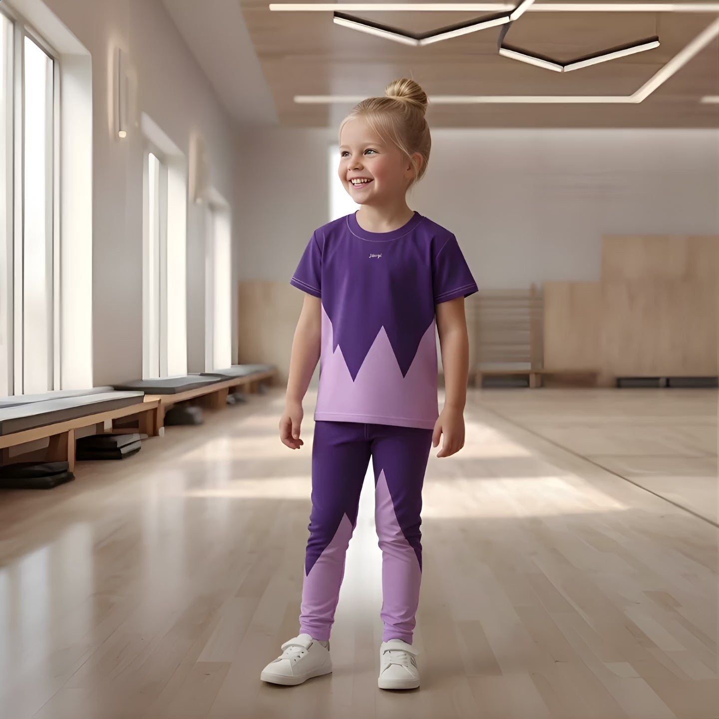Träningstights Jompi Dash Mini Lila - Mix