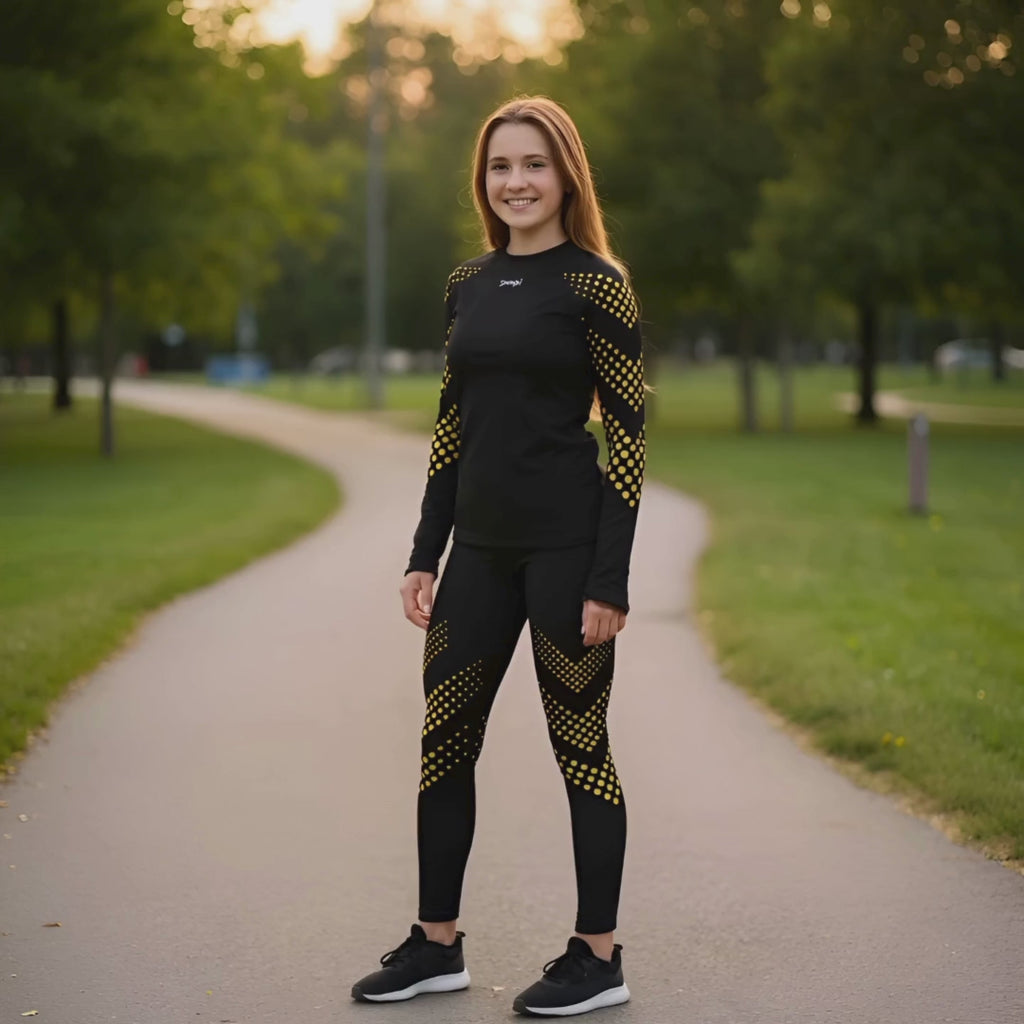 Träningstights Jompi Junior Dash Svart - Arrow