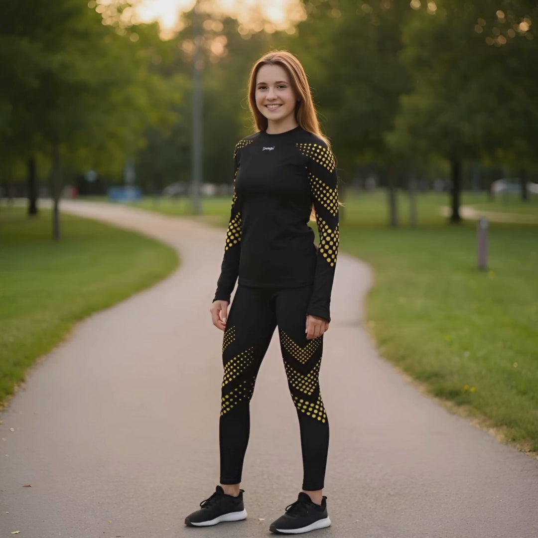 Träningstights Jompi Junior Dash Svart - Arrow