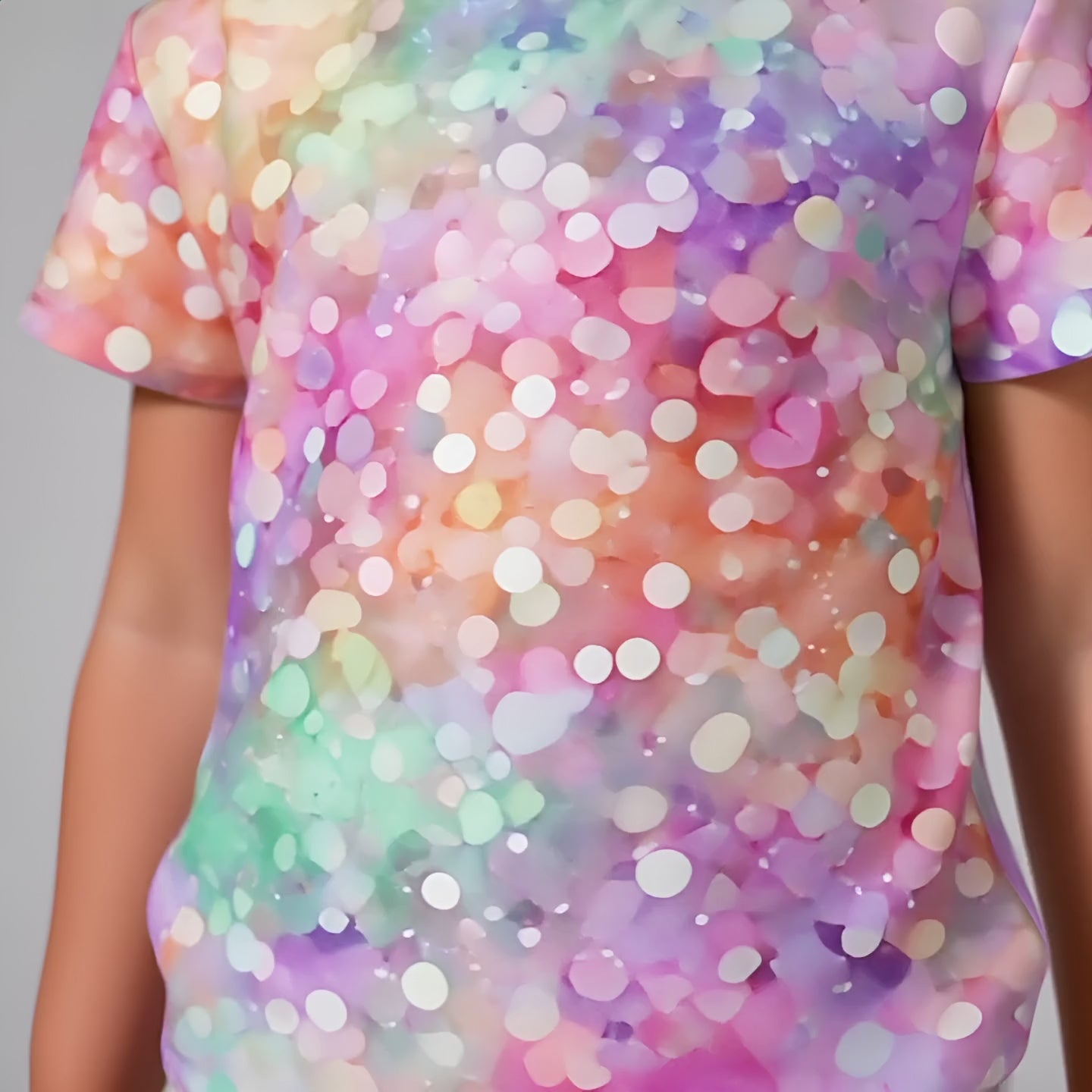 Träningst-shirt Jompi Twirl Mini Rainbow - Shimmer