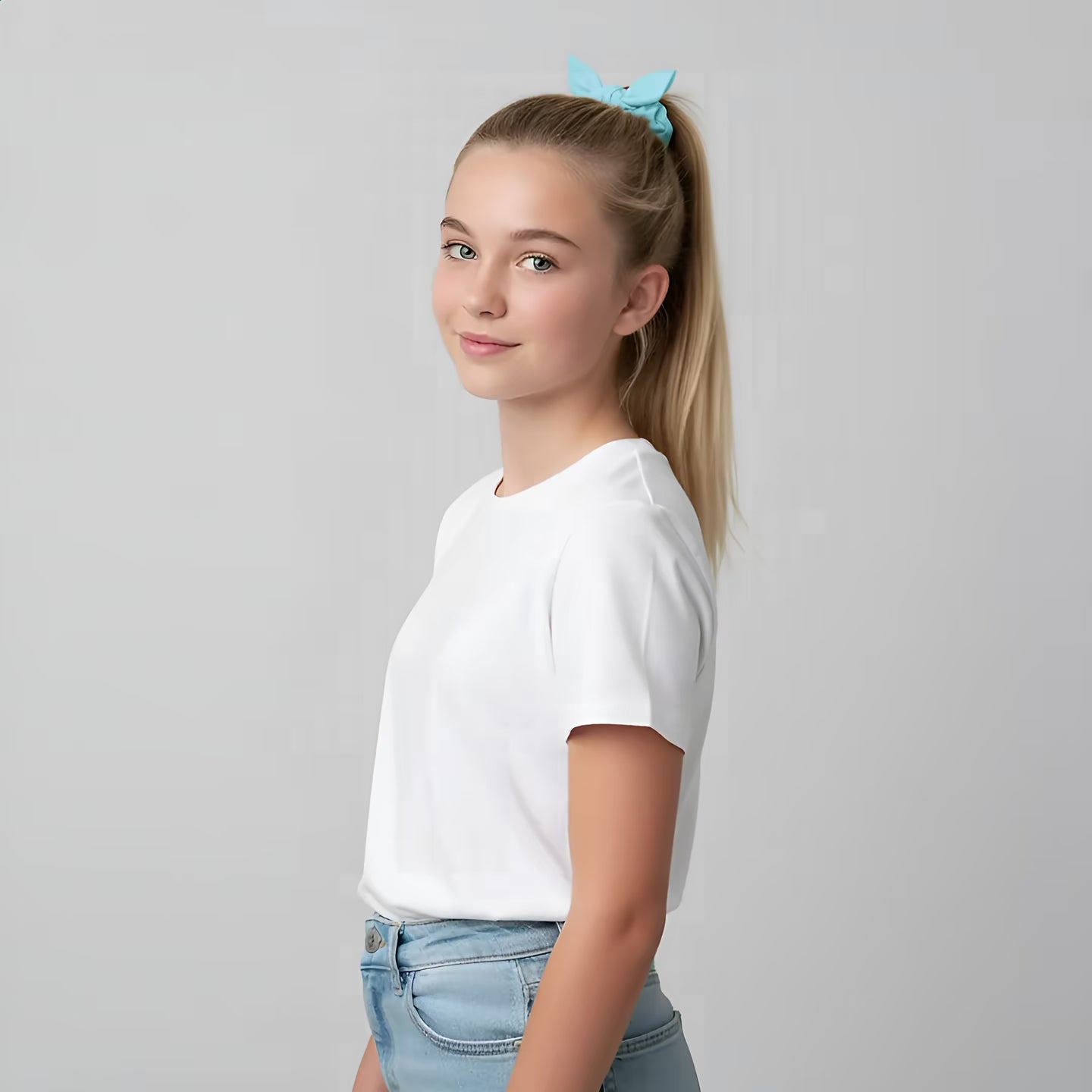 Scrunchie Jompi Ljusblå