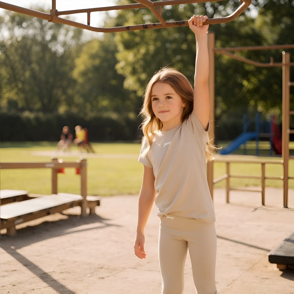 Träningst-shirt Jompi Junior Hop Beige