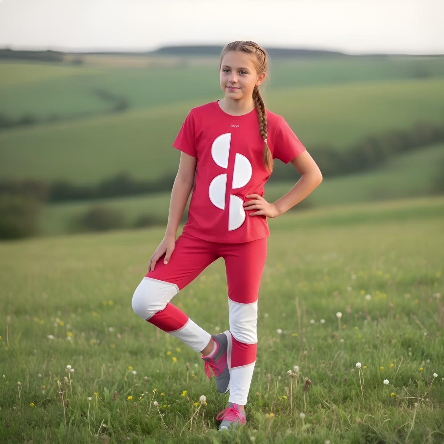 Träningstights Jompi Dash Junior Hallon - Bubble