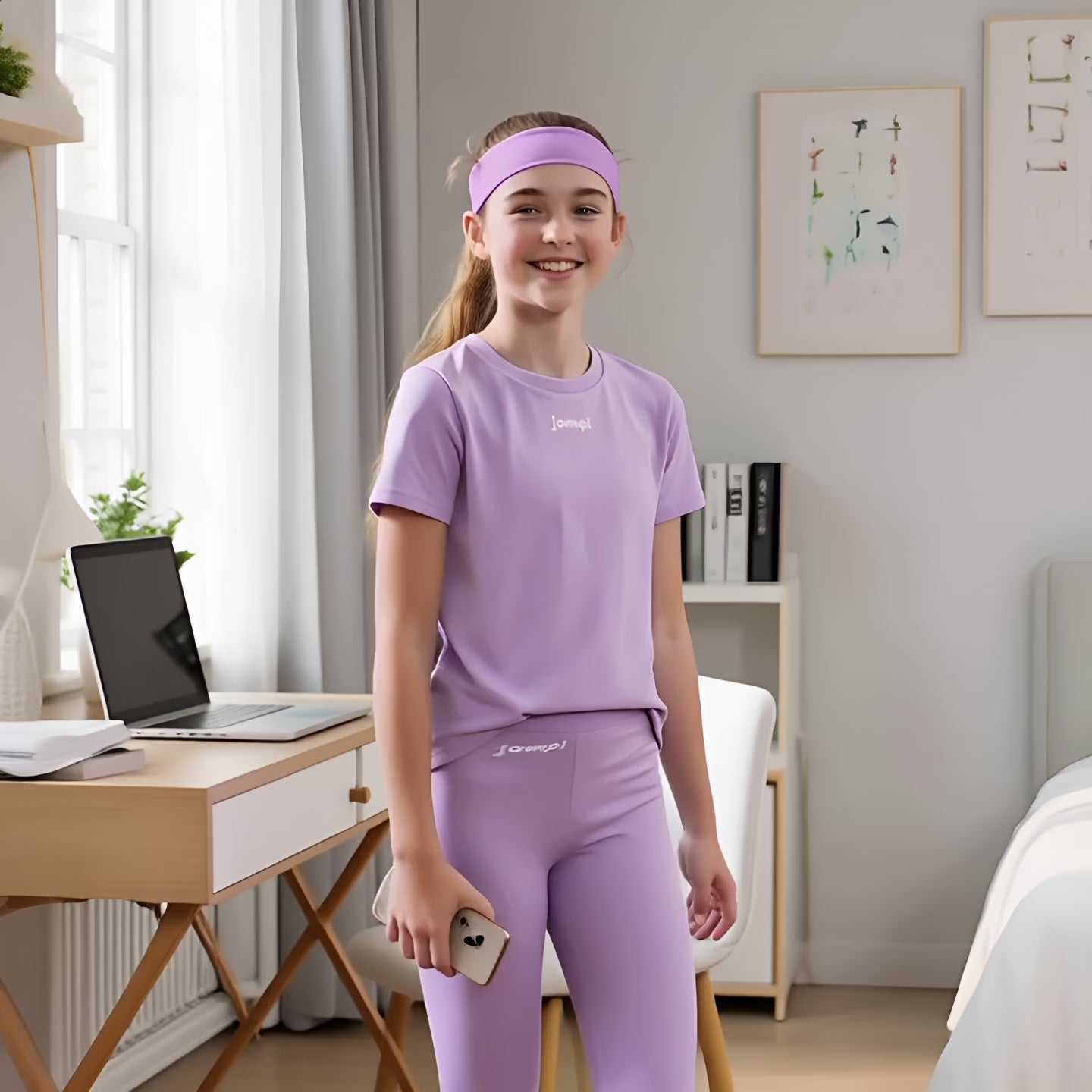 Hårband Jompi Ljuslila