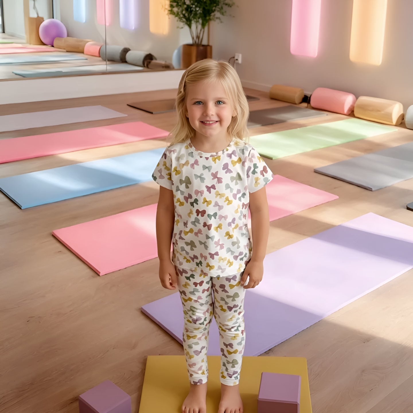Träningst-shirt Jompi Twirl Mini Vit - Bows