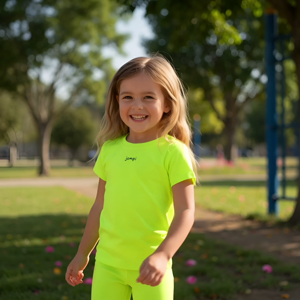 Träningst-shirt Jompi Hop Mini Lime