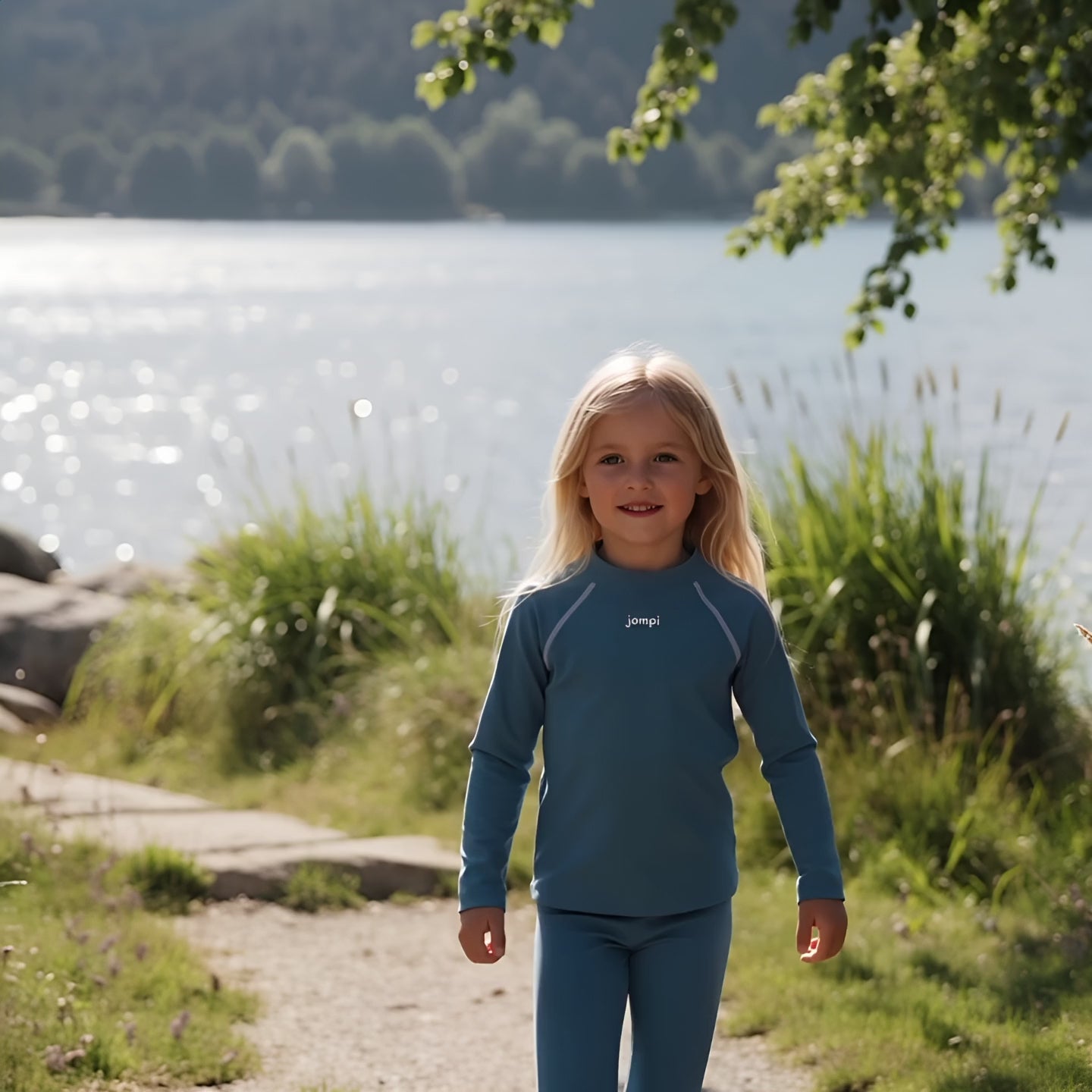 Träningströja Jompi Hop Mini  Havsblå