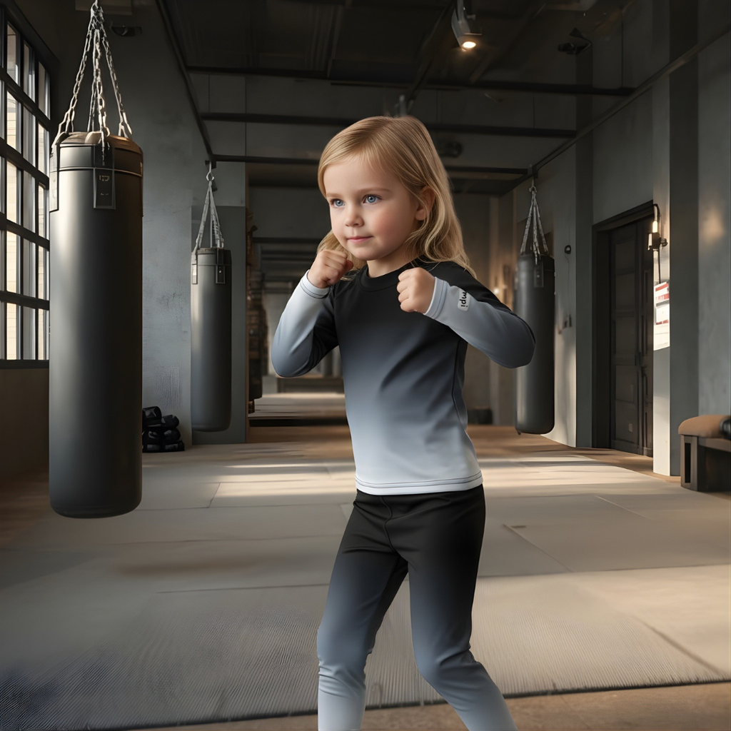 Träningstights Jompi Twirl Mini Svart/Vit - Go