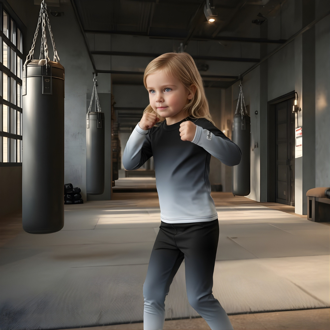 Träningstights Jompi Twirl Mini Svart/Vit - Go